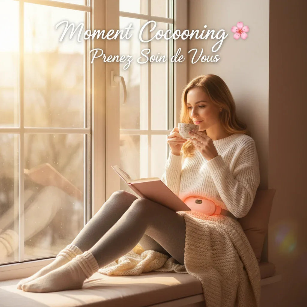 Ceinture Chauffante Vibrante – Chaleur & Massage Abdominal - lunéalab